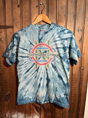 Crosby, Stills & Nash 2012 Tour Tie-Dye Graphic Tee